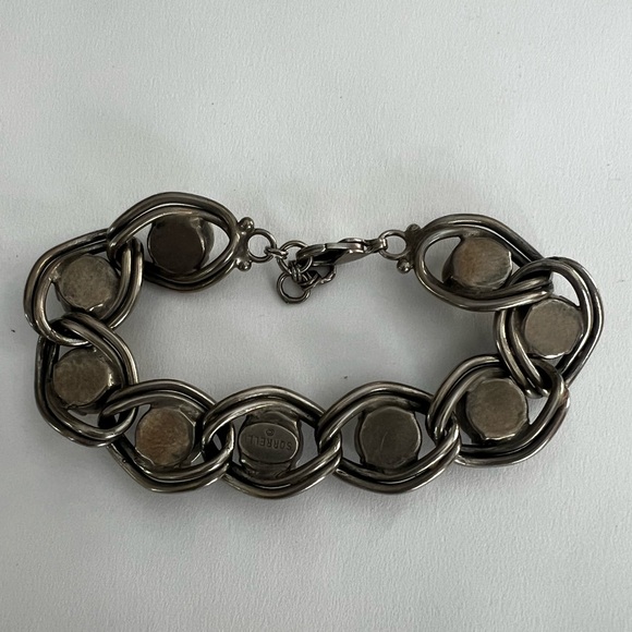RARE SORRELLI Bracelet  antique silver with clear crystals by Swarovski. - Picture 2 of 3